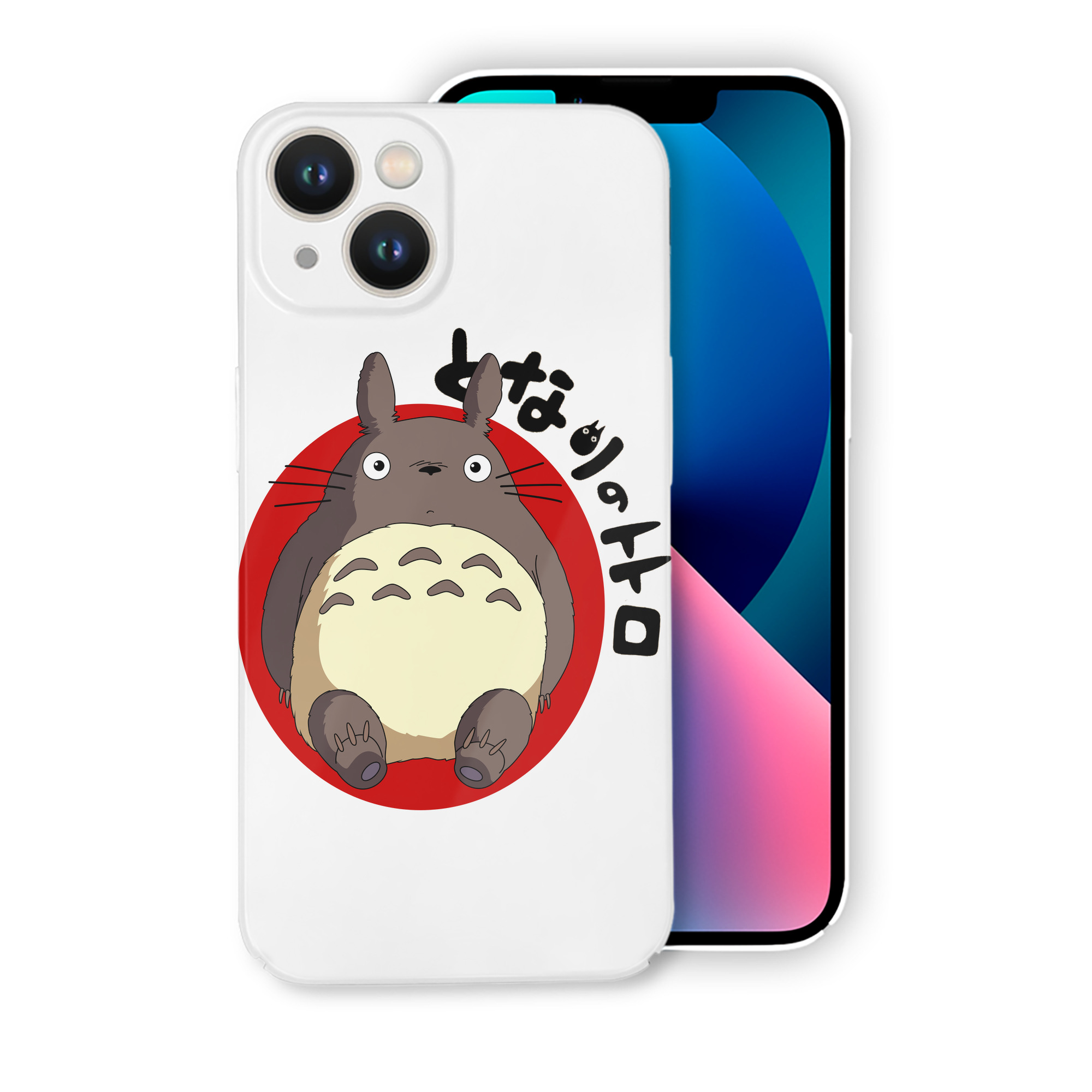 （画像用） となりのトトロ 草壁メイ 草壁サツキ My Neighbor Totoro Satsuki Kusakabe Mei Kusakabe 【iPhone 14シリーズ対応】ハードケース